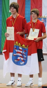 djm2010_u18_pk_m Einzel-Titelverteidiger Michael Reith und Felix Janson sichern sich Silber im Doppel der männlichen U18