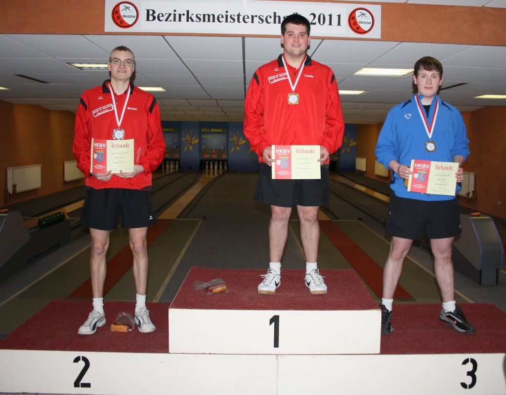 männl. U23: Michel Andrick, Patrick Petschel, Patrick Schnell