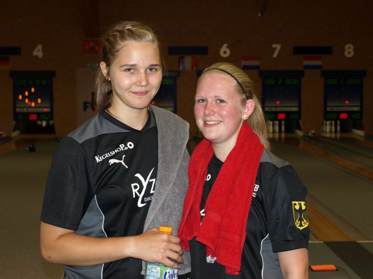 wm_u18_johannahannah_web Johanna Theiß wird auch im Doppel mit Hannah Siebert (links) Weltmeister