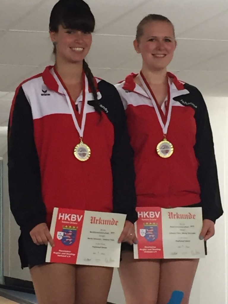 Im Doppel für den KSV Wetzlar erfolgreich: Mandy Schneider und Johanna Theiß