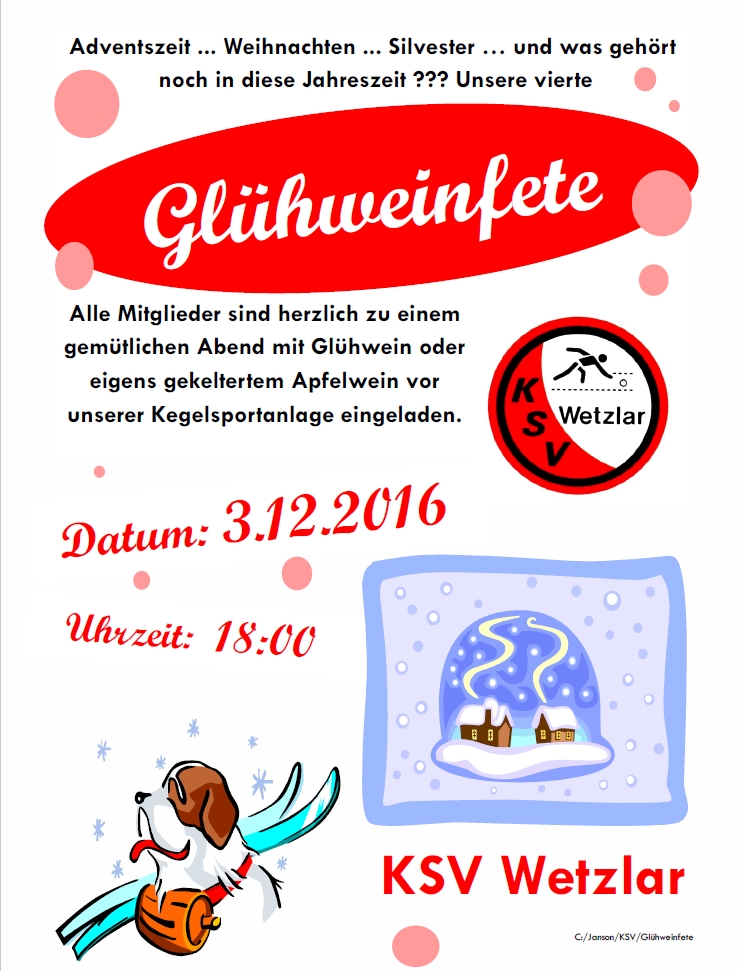 Glühweinfete 03.12.2016